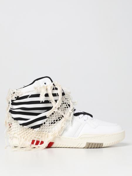 SAINT LAURENT: Cure leather sneakers - White | Saint Laurent sneakers ...