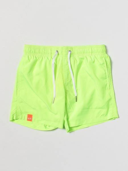 SUN 68: swimsuit for boys - Yellow | Sun 68 swimsuit H33301 online on ...