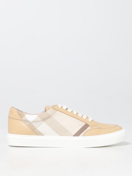 Sneakers Burberry in canvas e pelle