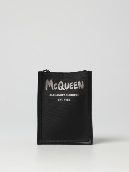Alexander McQueen bag in fabric and leather