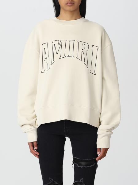 AMIRI: sweater for woman - Beige | Amiri sweater PS23WJG006 online on ...