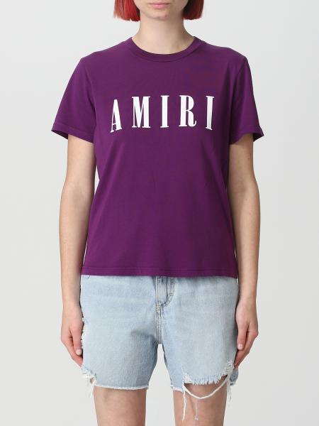 t-shirt for woman - Violet | Amiri t-shirt PS23WJL004 online at