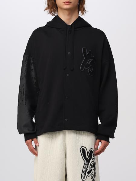 Y-3: sweatshirt for man - Black | Y-3 sweatshirt IA3102 online at ...