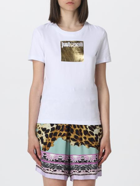 JUST CAVALLI：Tシャツ レディース - ホワイト | GIGLIO.COMオンライン