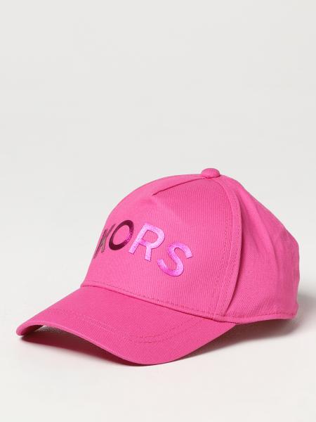 MICHAEL KORS: girls' hats for kids - Fuchsia | Michael Kors girls' hats ...