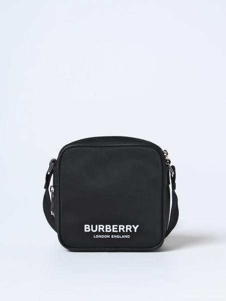 BURBERRY: Square Puddy bag in nylon - Black