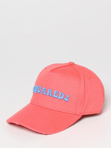 Cappello Dsquared2 in cotone con logo ricamato