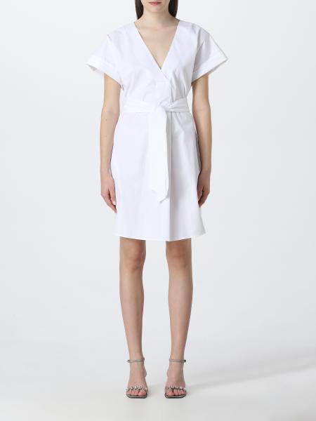 EMPORIO ARMANI: dress for woman - White | Emporio Armani dress ...