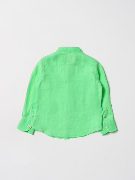 MC2 SAINT BARTH: shirt for boys - Green | Mc2 Saint Barth shirt PAT0001 ...