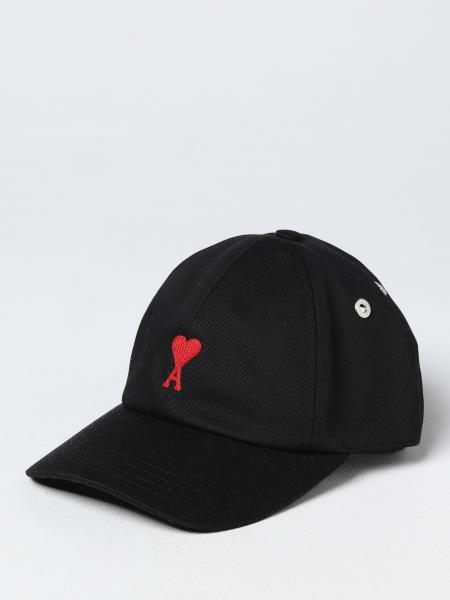 AMI PARIS: hat for man - Black | Ami Paris hat BFUCP213CO0020 online on ...