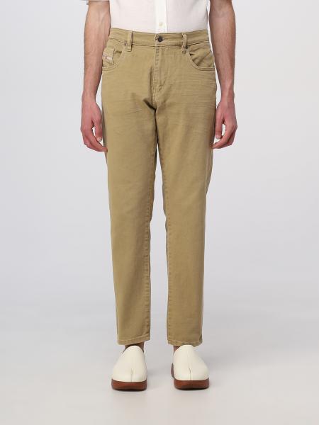 DIESEL: cotton trousers - Beige | Diesel pants A035620QWTY online at ...