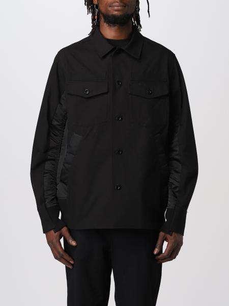 SACAI: shirt for man - Black | Sacai shirt SCM054 online at GIGLIO.COM