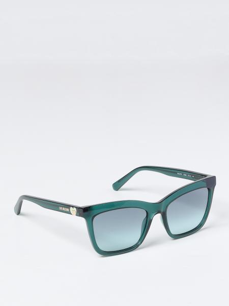 LOVE MOSCHINO: sunglasses for woman - Green | Love Moschino sunglasses ...