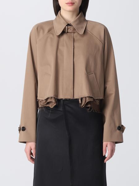 Cappotti e giacche da donna: Giacca Mm6 Maison Margiela in cotone stretch