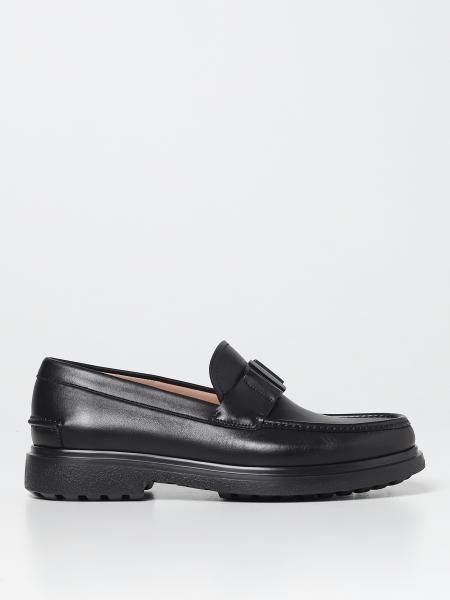 FERRAGAMO: loafers for man - Black | Ferragamo loafers 745294 online at ...