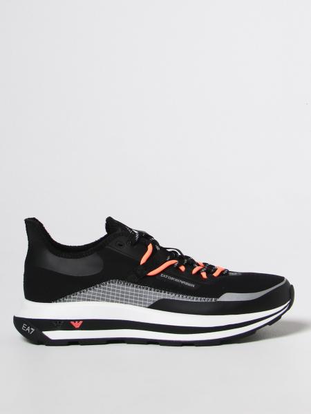 EA7: sneakers for man - Black | Ea7 sneakers X8X145XK336 online at ...