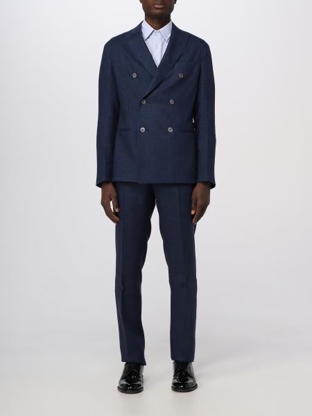 EMPORIO ARMANI: suit for man - Blue | Emporio Armani suit D41VC6D1516 ...