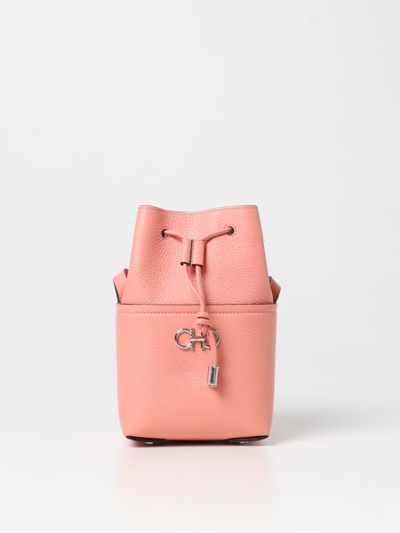 Ferragamo borsa: Borsa Gancini Ferragamo in pelle martellata