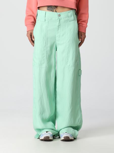 STELLA MCCARTNEY: pants for woman - Green | Stella Mccartney pants ...