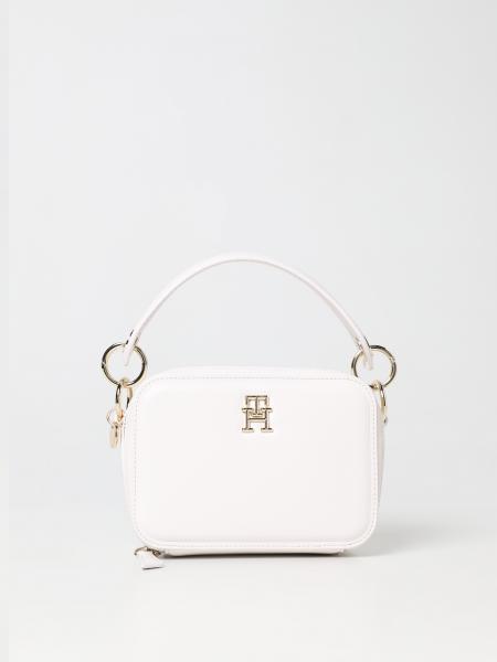 TOMMY HILFIGER: tote bags for woman - White | Tommy Hilfiger tote bags ...