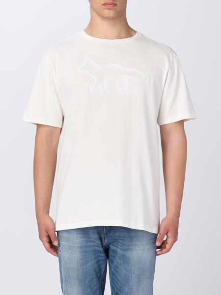 MAISON KITSUNÉ: t-shirt for man - White | Maison Kitsuné t-shirt ...