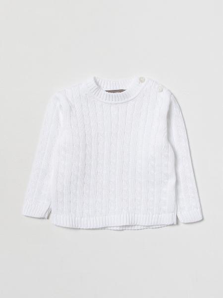 LITTLE BEAR: sweater for baby - White | Little Bear sweater 6159 online ...