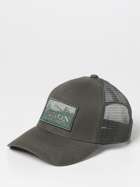 FILSON: hat for man - Green | Filson hat FMACC0044W0200 online on ...