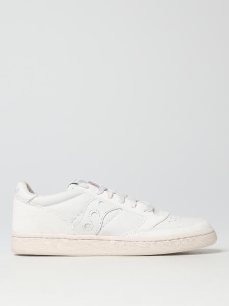 white saucony sneakers