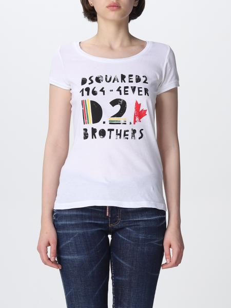 T-shirt Dsquared2 donna: T-shirt Dsquared2 in cotone