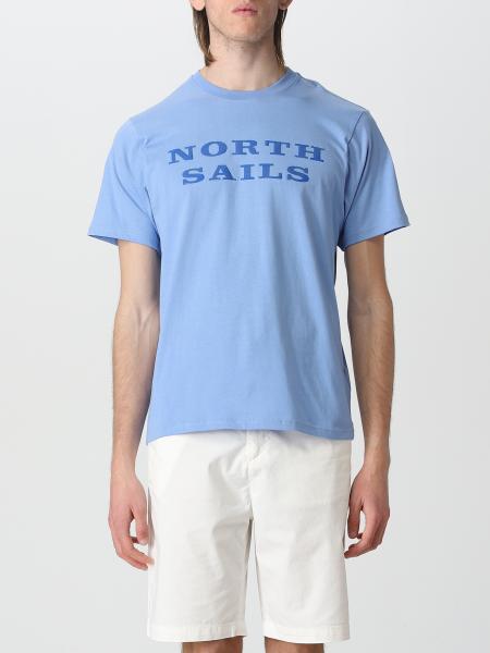 NORTH SAILS: t-shirt for man - Blue | North Sails t-shirt 692838 online ...