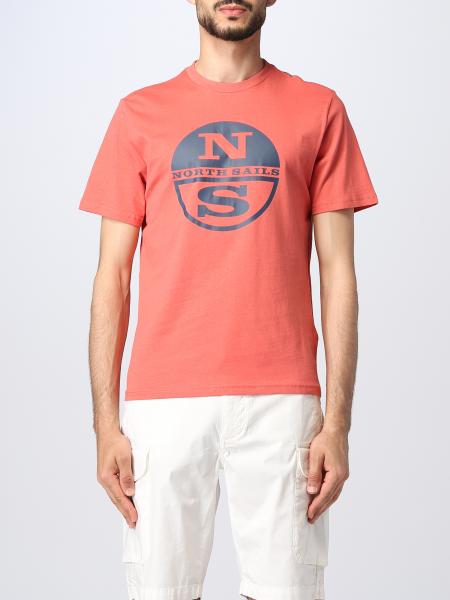 NORTH SAILS: t-shirt for man - Coral | North Sails t-shirt 692837 ...