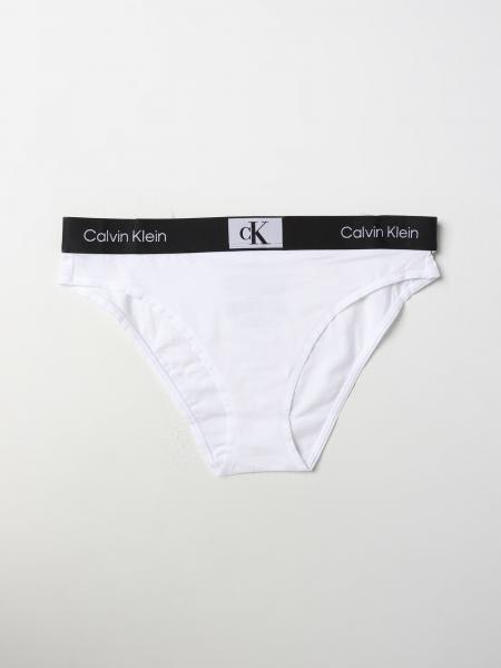 CALVIN KLEIN UNDERWEAR: lingerie for woman - White | Calvin Klein ...