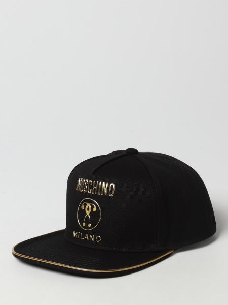 Cappello Moschino Couture in cotone con logo