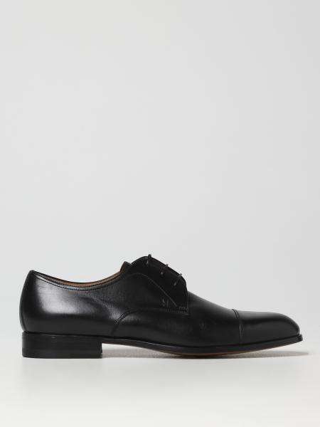 MORESCHI: brogue shoes for man - Black | Moreschi brogue shoes ...