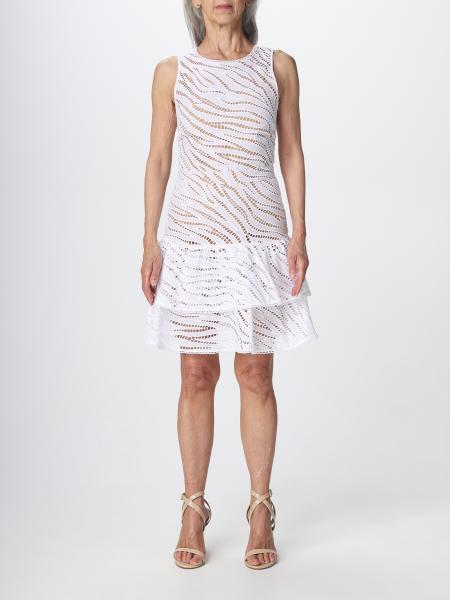 MICHAEL KORS: dress for woman - White | Michael Kors dress MS381M48CT ...