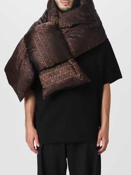 MOSCHINO COUTURE: scarf for man - Brown 