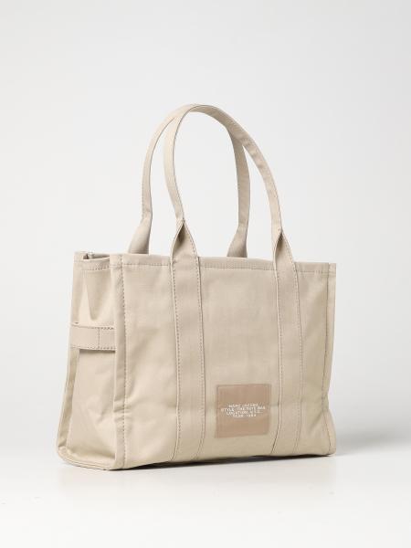 MARC JACOBS: tote bags for woman - Beige | Marc Jacobs tote bags ...