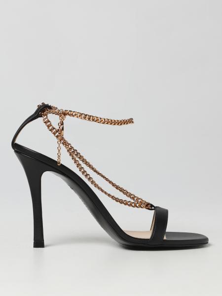 STELLA MCCARTNEY: heeled sandals for woman - Black | Stella Mccartney ...