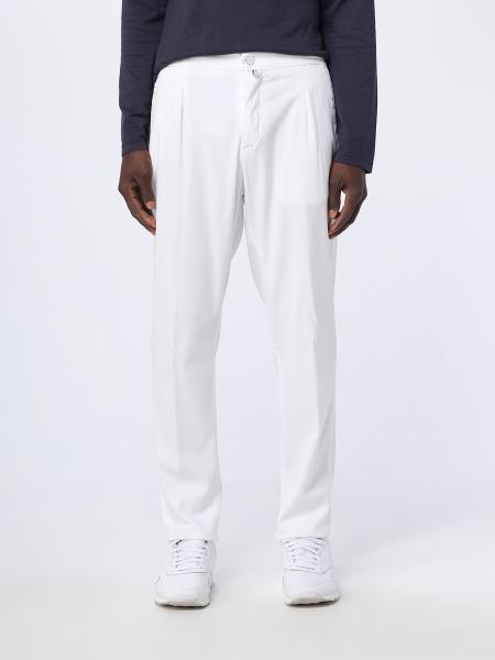 KITON: pants for man - White | Kiton pants UP1LACJ0736B1 online on ...