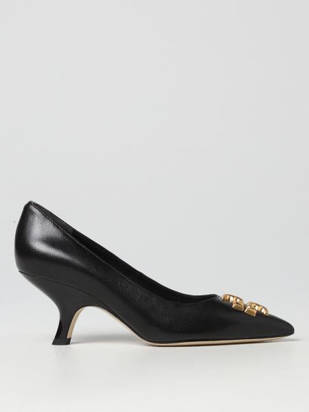 TORY BURCH: Eleanor Pumps in leather - Black | Tory Burch high heel ...