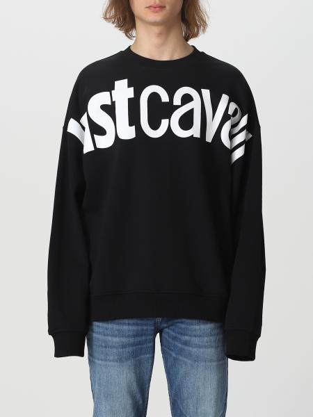 JUST CAVALLI: sweatshirt for man - Black | Just Cavalli sweatshirt ...