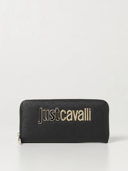 JUST CAVALLI: wallet for woman - Black | Just Cavalli wallet ...