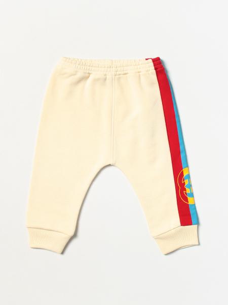 GUCCI: pants for baby - Beige | Gucci pants 732533XJEZU online on ...