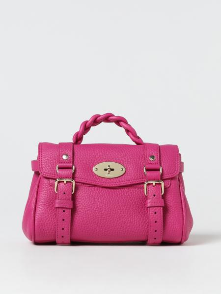 Lily leather crossbody bag Mulberry Pink in Leather - 41536309