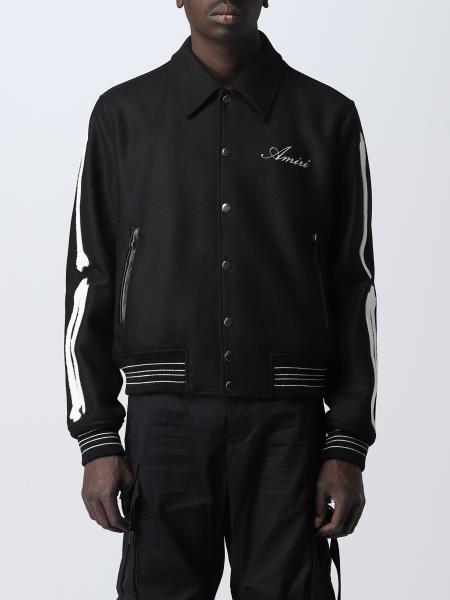 jacket for man - Black | Amiri jacket MOS002 online at GIGLIO.COM