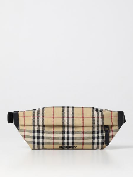 BURBERRY: Vintage Check pouch in nylon - Multicolor | Burberry belt bag ...