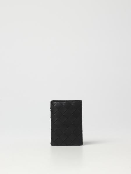 Bottega Veneta Intrecciato Weave Cardholder Black