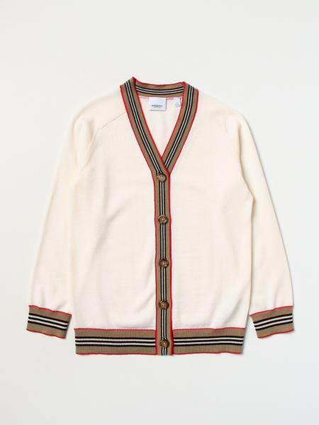 burberry striped cardigan