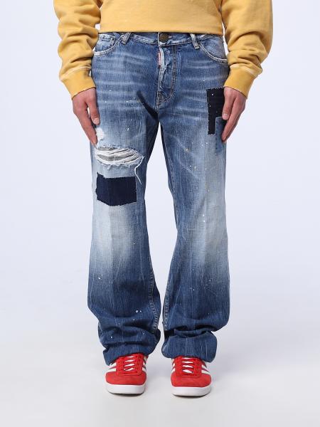 DSQUARED2: jeans for man - Blue | Dsquared2 jeans S74LB1349S30309 ...