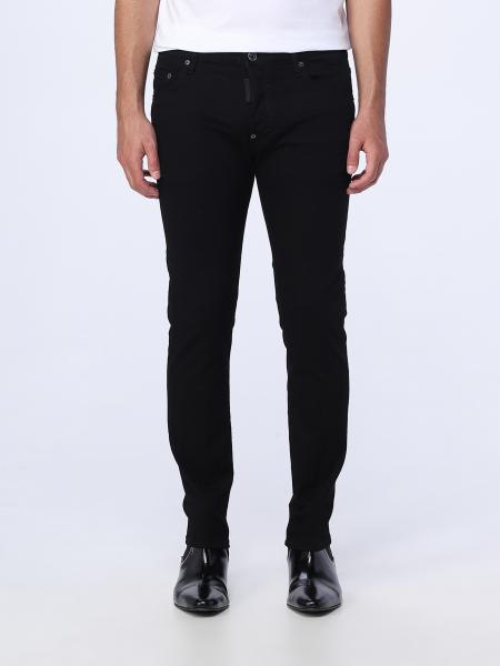 DSQUARED2: jeans in cotton - Black | Dsquared2 jeans S74LB1282S30730 ...